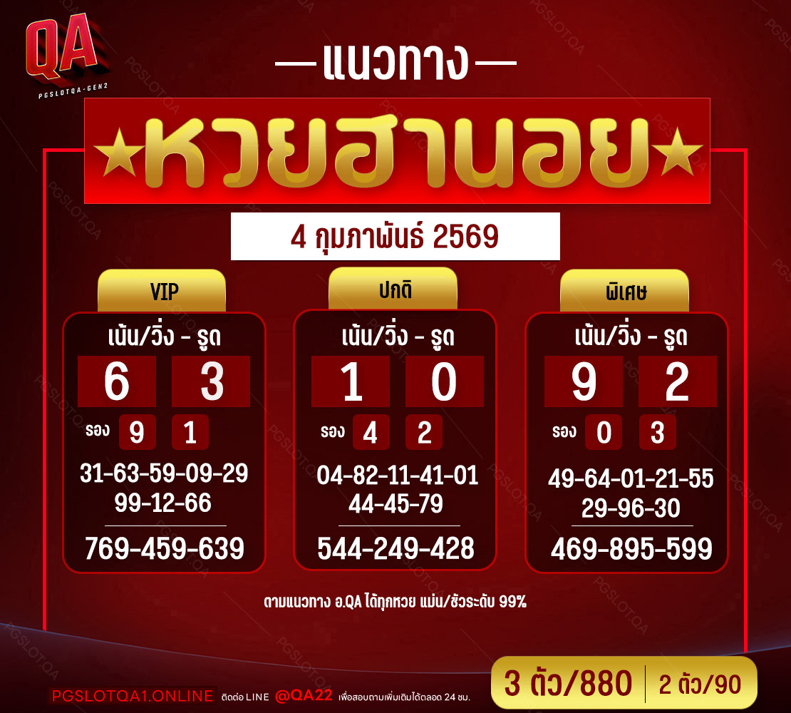 แนวทางหวย ฮานอย_QA_ 4-2 1110